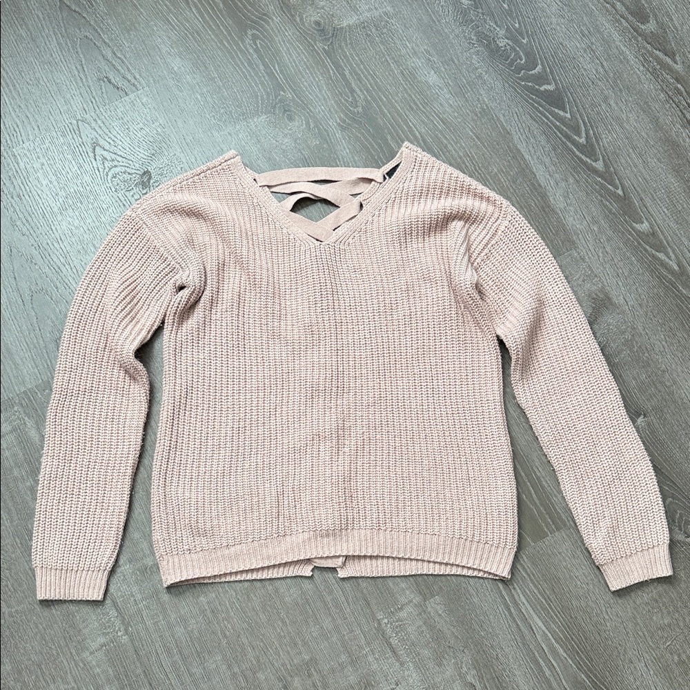 Rue21 Blush V-Neck Sweater